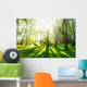 Summer Forest with Sun Wall Decal