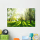 Summer Forest with Sun Wall Decal