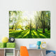 Summer Forest with Sun Wall Decal