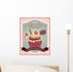 Vintage Cupcake Poster Wall Decal