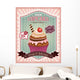 Vintage Cupcake Poster Wall Decal