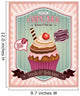 Vintage Cupcake Poster Wall Decal