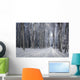 Dreamy Winter Forest with Wall Decal