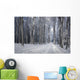 Dreamy Winter Forest with Wall Decal