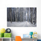 Dreamy Winter Forest with Wall Decal