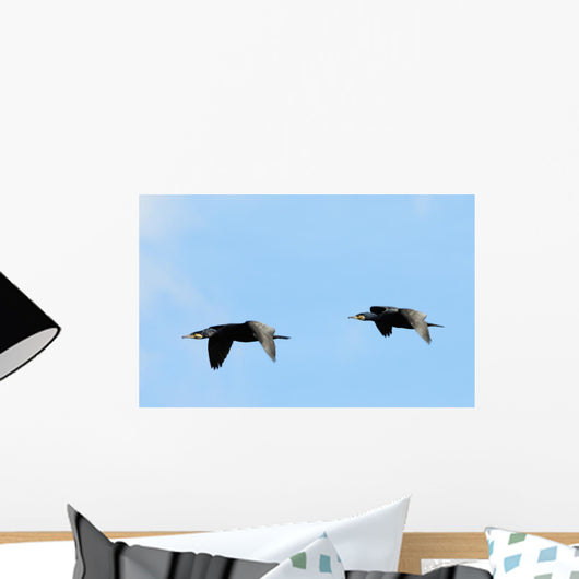 Cormorants Flight Wall Decal