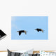 Cormorants Flight Wall Decal