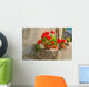 Geraniums Pots Wall Decal