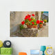 Geraniums Pots Wall Decal