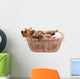 Two Yorkshire Terrier Basket Wall Decal