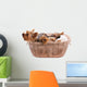 Two Yorkshire Terrier Basket Wall Decal