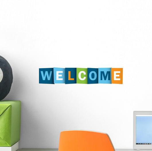Welcome Card Smile Congratulations Wall Decal