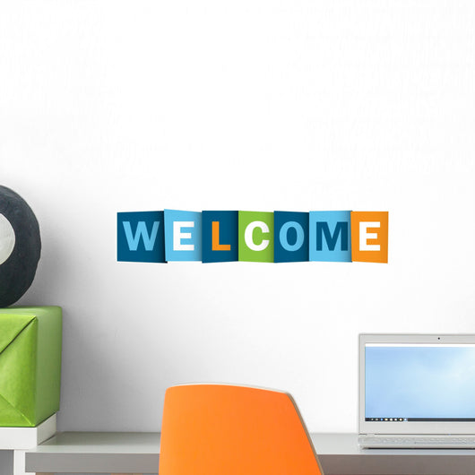 Welcome Card Smile Congratulations Wall Decal