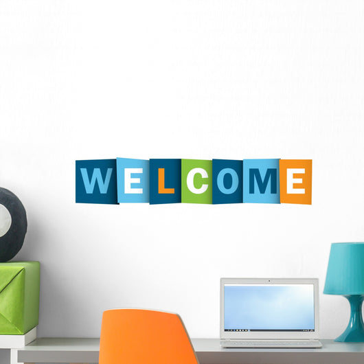 Welcome Card Smile Congratulations Wall Decal