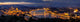 Budapest Panorama By Night Wall Decal