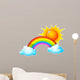 Sunny rainbow Wall Decal