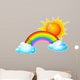 Sunny rainbow Wall Decal
