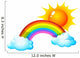 Sunny rainbow Wall Decal