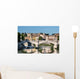 St. Angelo Bridge  and the Trastevere district in Rome. Wall Mural