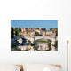 St. Angelo Bridge  and the Trastevere district in Rome. Wall Mural