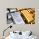 Silver Ingot and Gold Wall Decal
