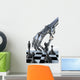 Robot or Cyborg Plays a Chess. High Technology 3D Illustration Wall Decal