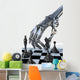 Robot or Cyborg Plays a Chess. High Technology 3D Illustration Wall Decal