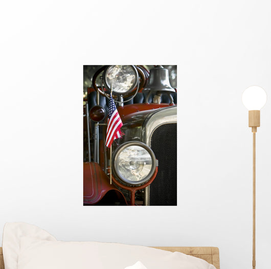 Antique Fire Truck Wall Mural