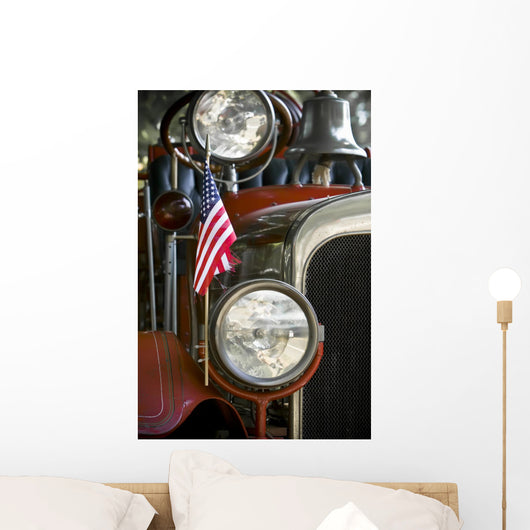 Antique Fire Truck Wall Mural