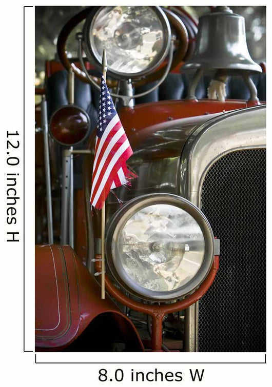 Antique Fire Truck Wall Mural