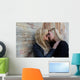 women flirting Wall Mural