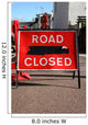 road closed sign Wall Mural