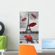 Eiffel Tower with Flying Wall Decal
