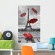Eiffel Tower with Flying Wall Decal