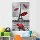 Eiffel Tower with Flying Wall Decal