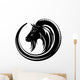 Goat Tribal Tattoo Wall Decal