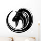 Goat Tribal Tattoo Wall Decal
