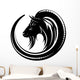 Goat Tribal Tattoo Wall Decal