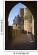 carcassonne castle archway Wall Mural