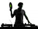 Disc Jockey Silhouette Wall Decal