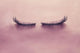 Up False Eyelashes Pink Wall Decal