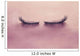 Up False Eyelashes Pink Wall Decal