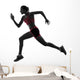 woman runner running jogger jogging  silhouette Wall Decal