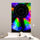 Psychedelic CD Wall Mural