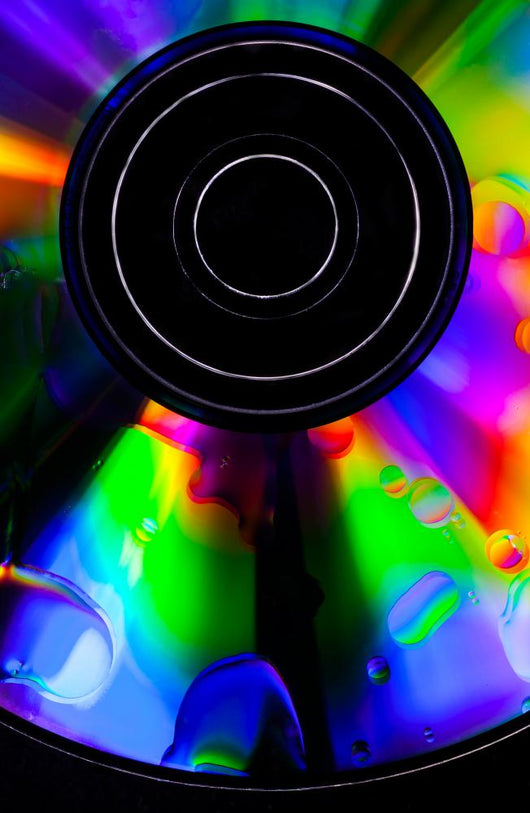 Psychedelic Cd Wall Decal