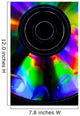 Psychedelic CD Wall Mural
