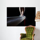 feet of gymnast on balance beam Wall Mural