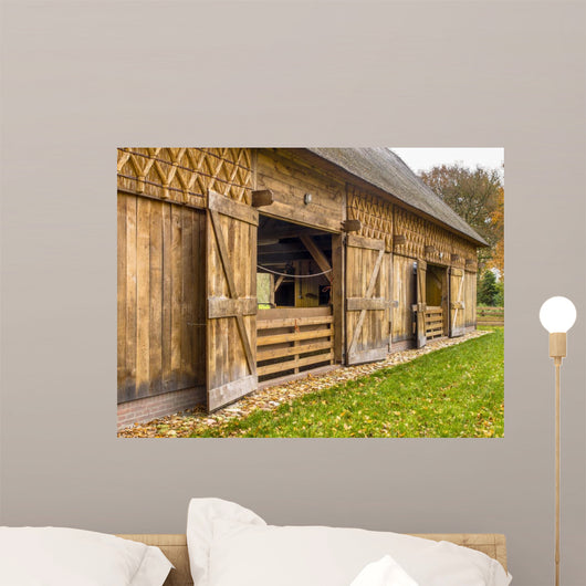 Traditional Shed Dutch Building Wall Decal
