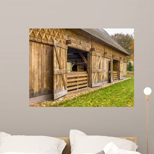 Traditional Shed Dutch Building Wall Decal