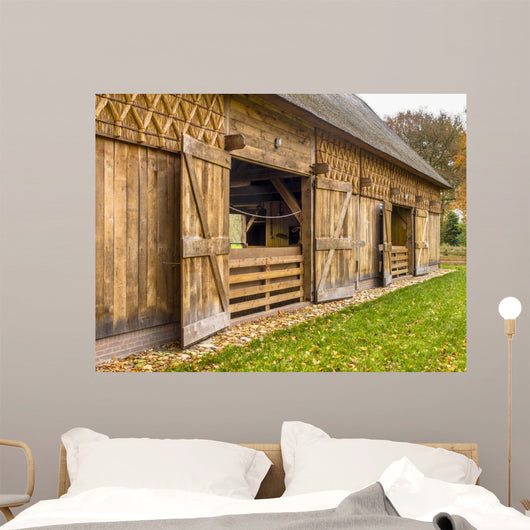 Traditional Shed Dutch Building Wall Decal